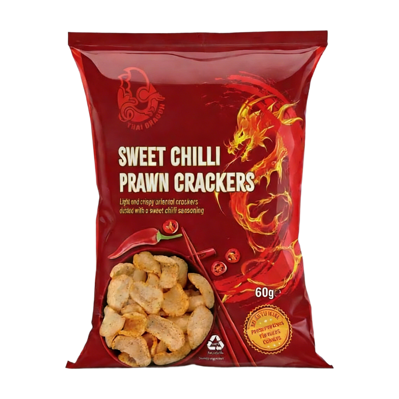 Thai Dragon Sweet Chilliprawn Crackers 60G