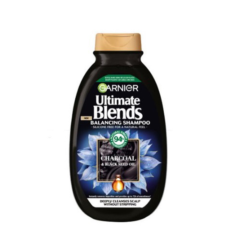 Garnier Ultimate Blends Charcoal Conditioner For Purified Scalp And Hydrated Lengths 250Ml