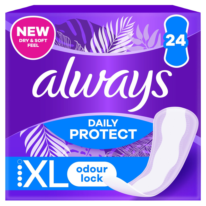 ALWAYS Extra Protect - Protège-Slips Long Plus - 24 Unités