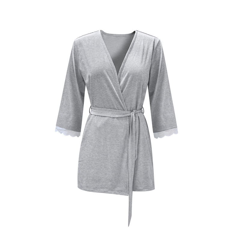 knitted dark grey nightgown S