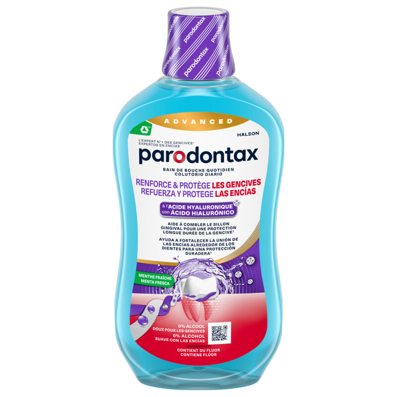 PARODONTAX Bain de Bouche Renforce & Protège Menthe Fraîche - 500ml