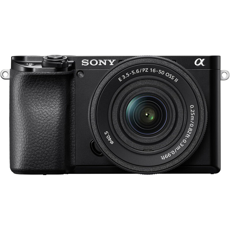 A6100 APS-C Mirrorless Camera with 16–55mm Zoom Lens & Fast Autofocus