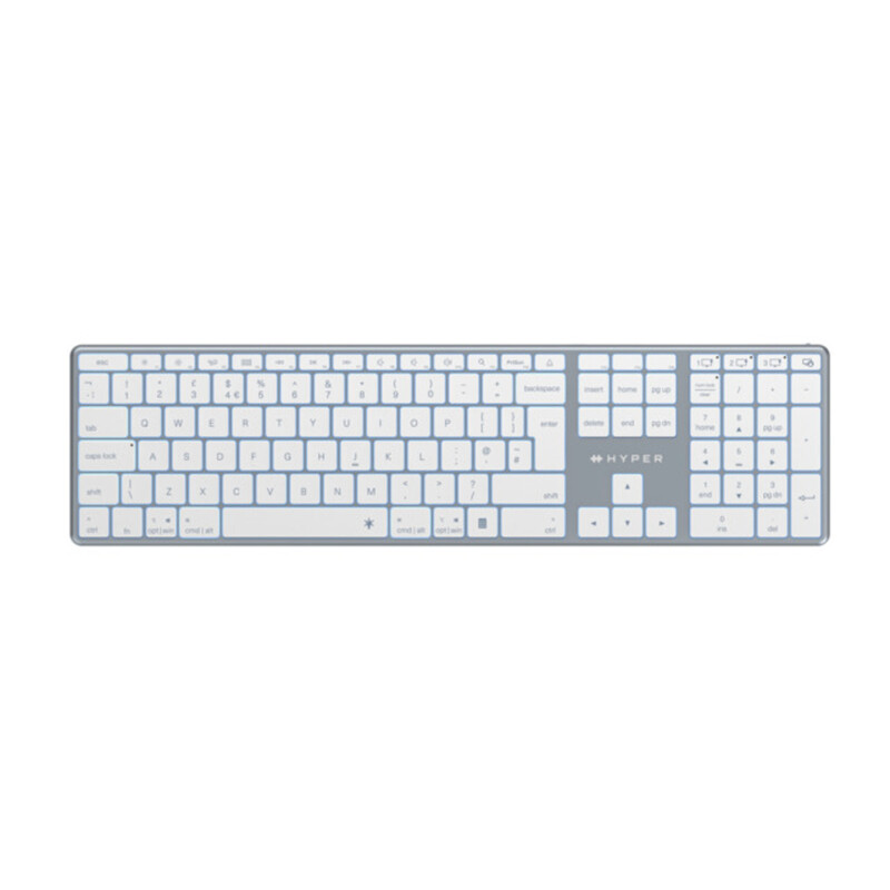 ® HyperSpace Next Bluetooth Wireless Keyboard (UK) - White
