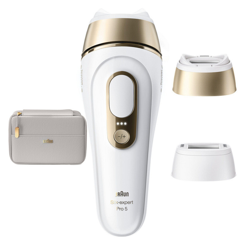 BRAUN IPL-Haarentfernungsgerät PL5210 für dauerhafte Haarreduktion, mit Gleitmodus und Spezialeinstellung für empfindliche Haut.