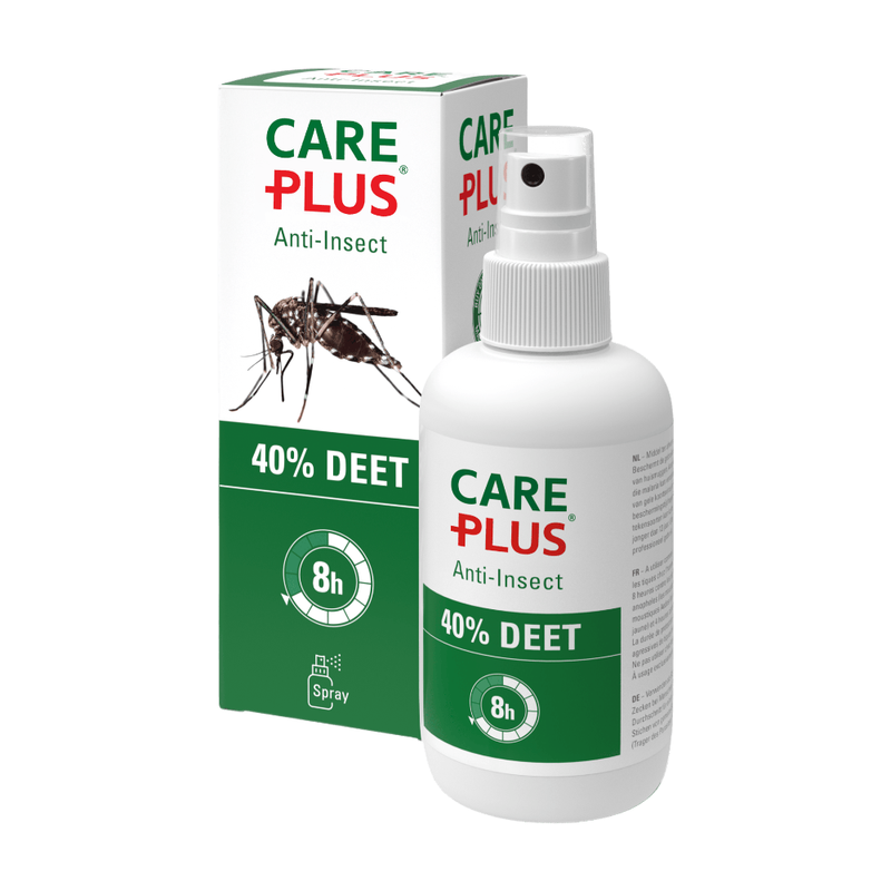Care Plus Anti-Insectes - Spray DEET 40 %, 200 ml