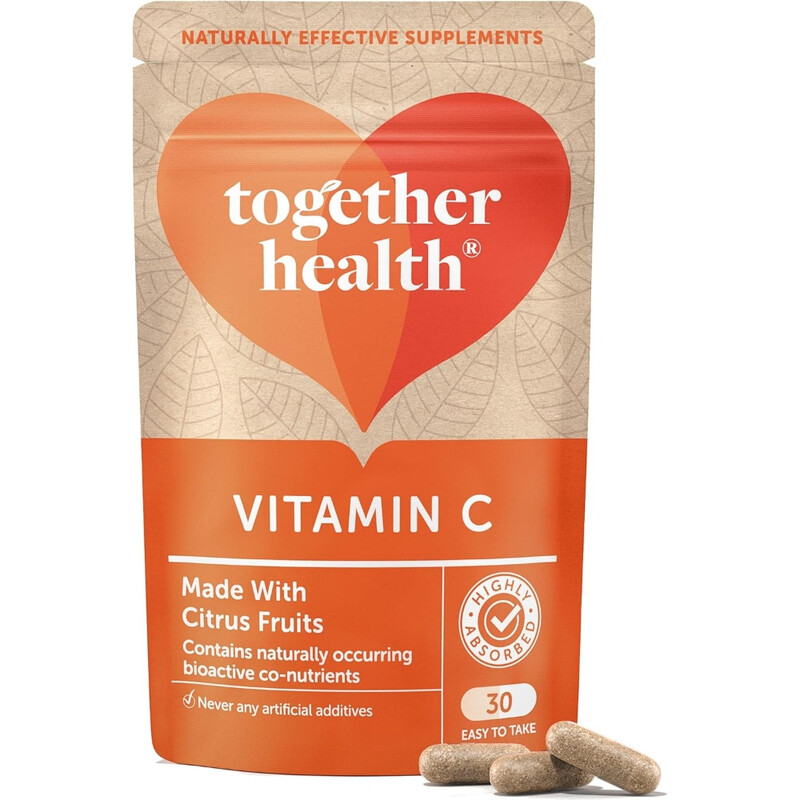 Together Health Vitamin C From Citrus With Bioflavonoids 140Mg Immune Support Capsules - 30 Capsules