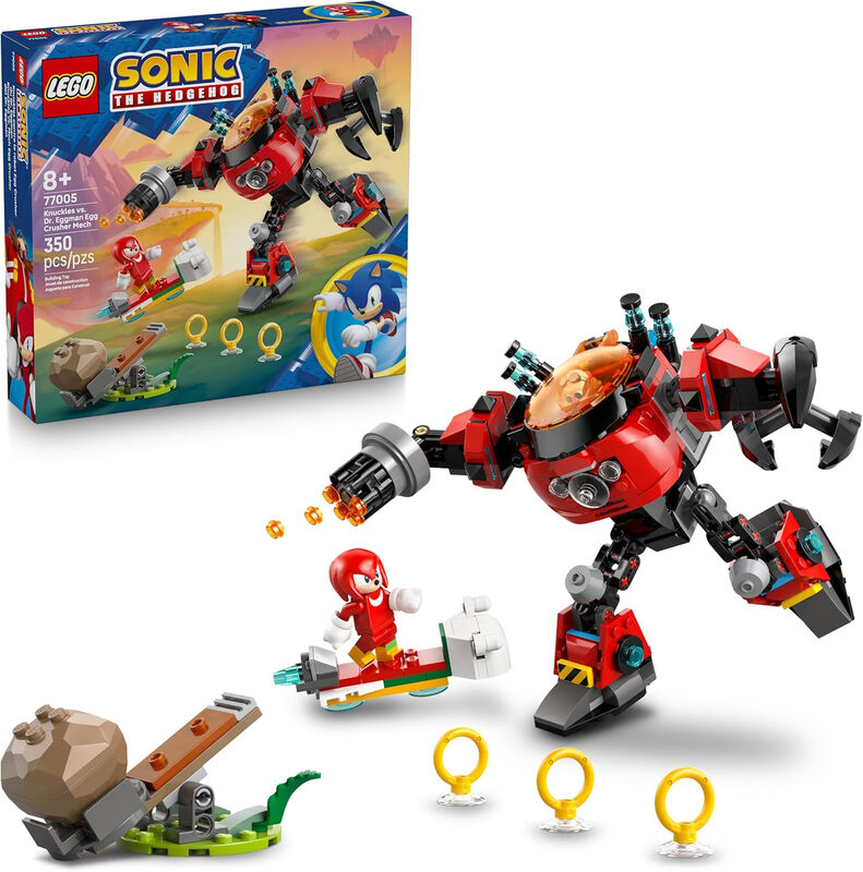 Sonic the Hedgehog 77005 Knuckles vs. Dr. Eggman Egg Crusher Mech