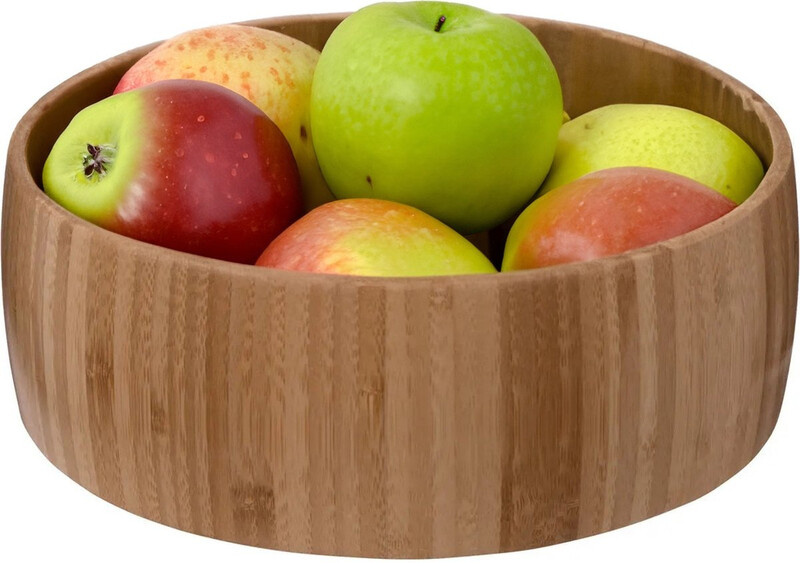 5five Bamboe Fruitmand - 30 cm, Bruin