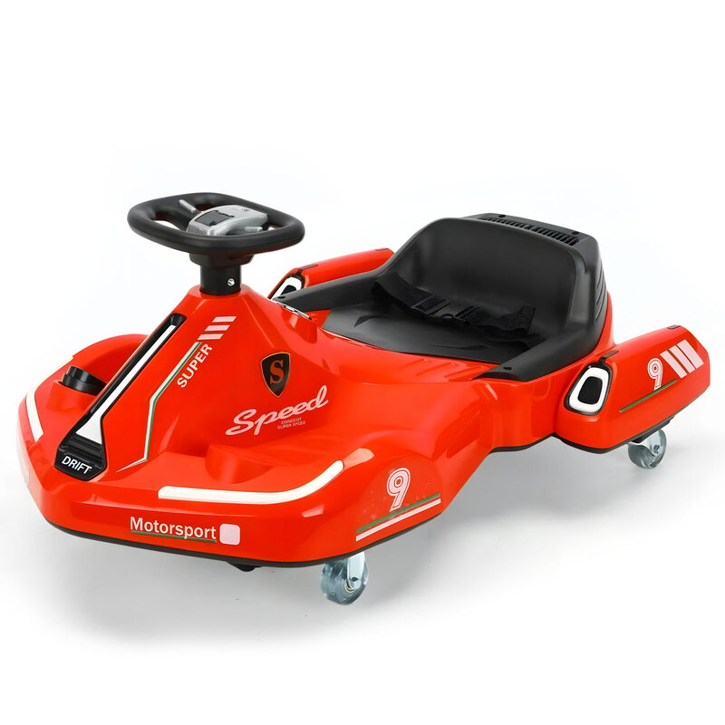 Electric Wiggle Car with Pedal for Kids, Rechargeable Battery, 2 in 1 Swing Car, Drif