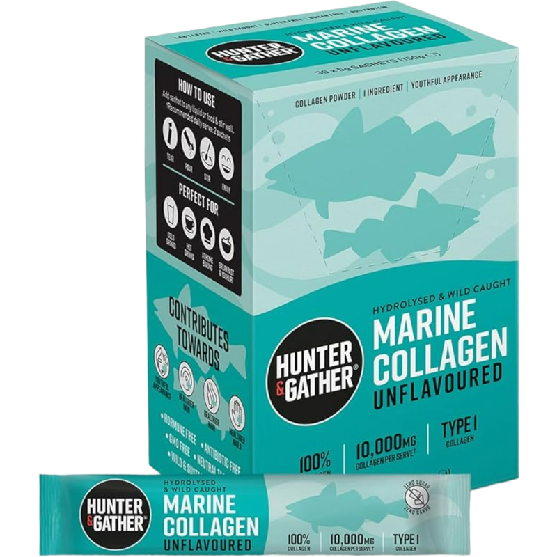 Hunter & Gather White Marine Collagen Beauty Support Sachets - 30 Sachets