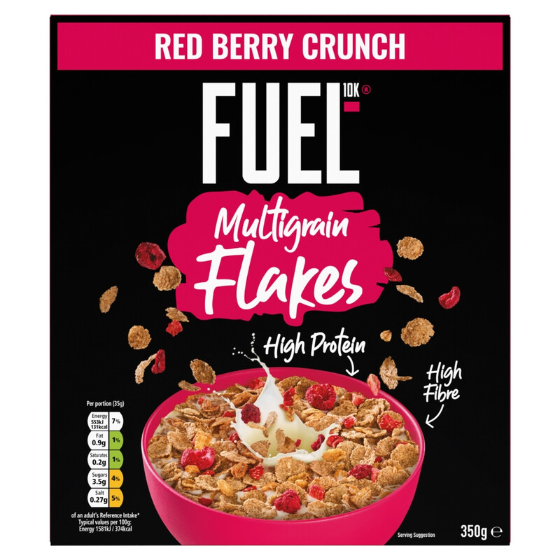 Fuel 10K Fuel10k Multigrain Flakes Berry Cereal 350G