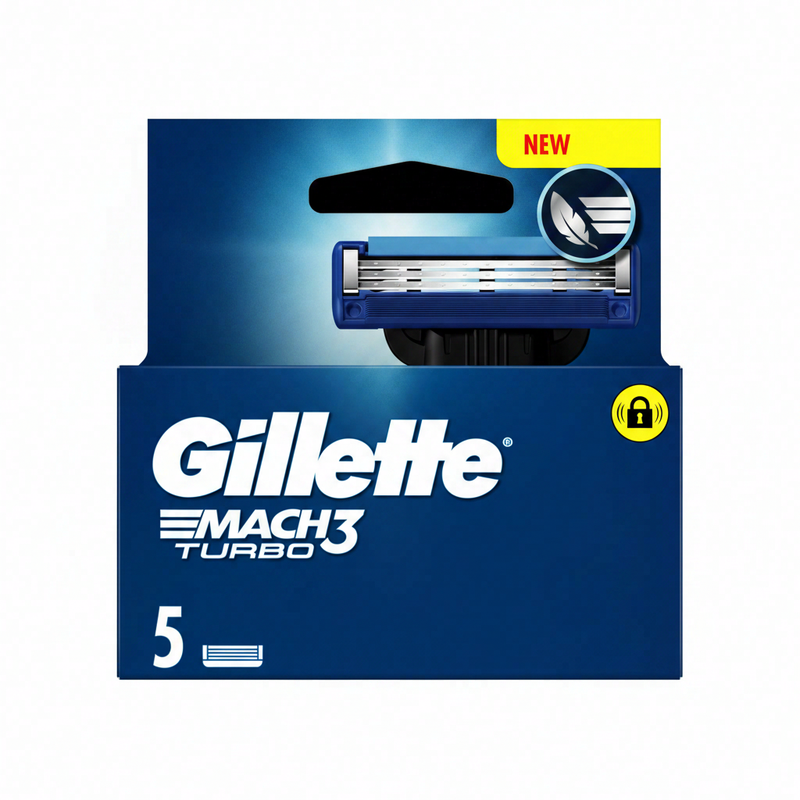 Gillette Mach3 Turbo scheermesjes 5 stuks
