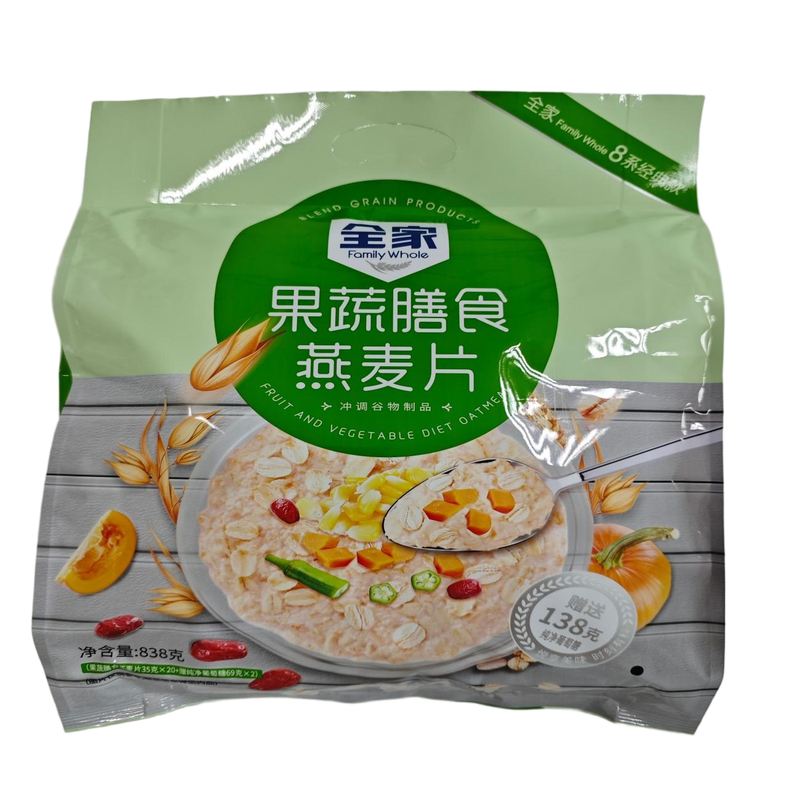 Family Whole Frucht- und Gemüse-Haferflocken (inkl. reiner Glukose) 838 g