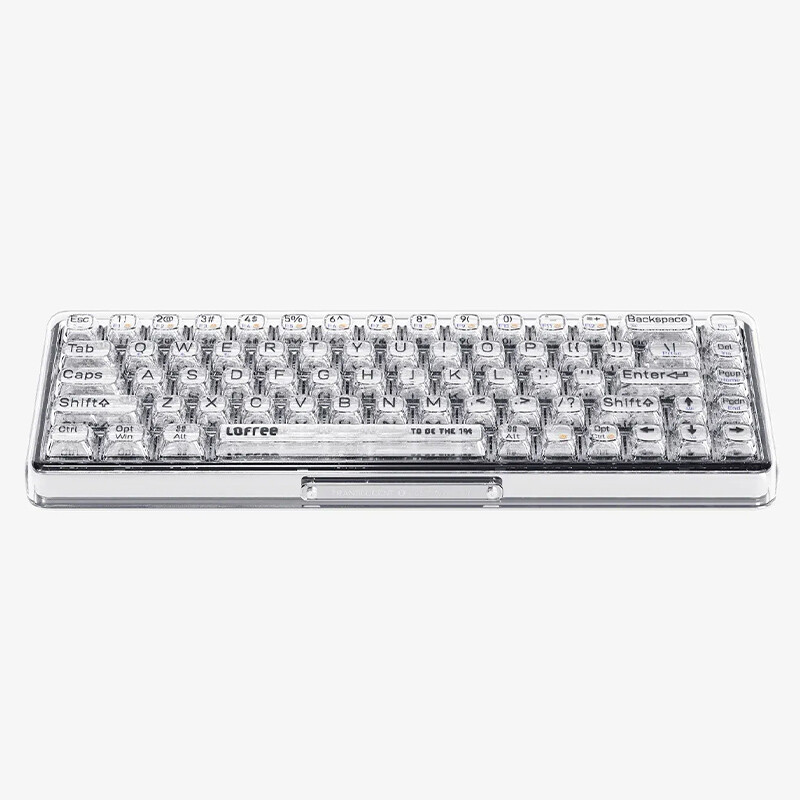 1% Transparent 68-Key Mechanical Keyboard with Jellyfish Switches, Bluetooth 5.1/Wire