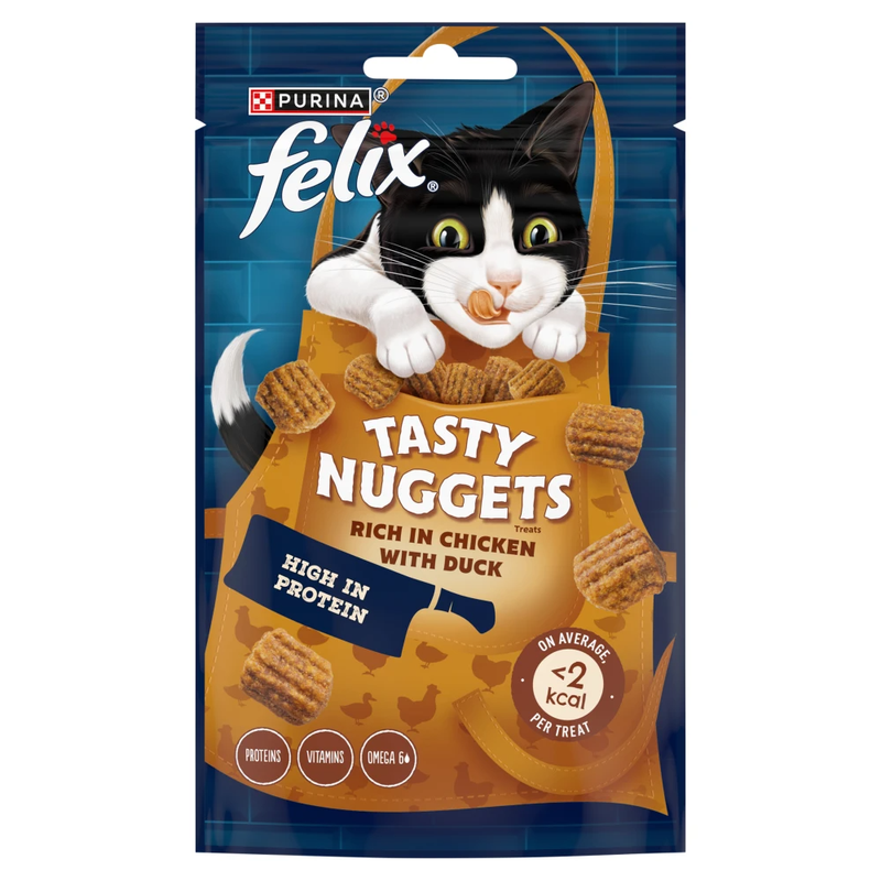 Tasty Nuggets Treats Rich in Chicken with Duck 50 g
