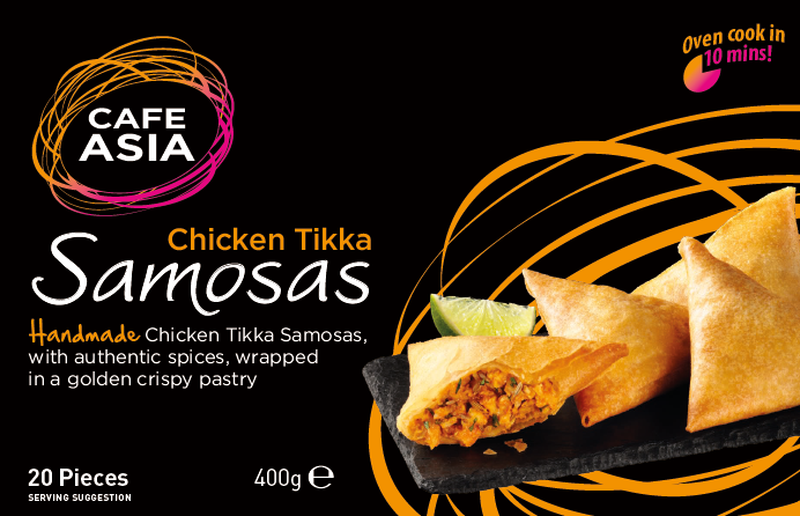 Cafe Asia Chicken Tikka Samosas 400G