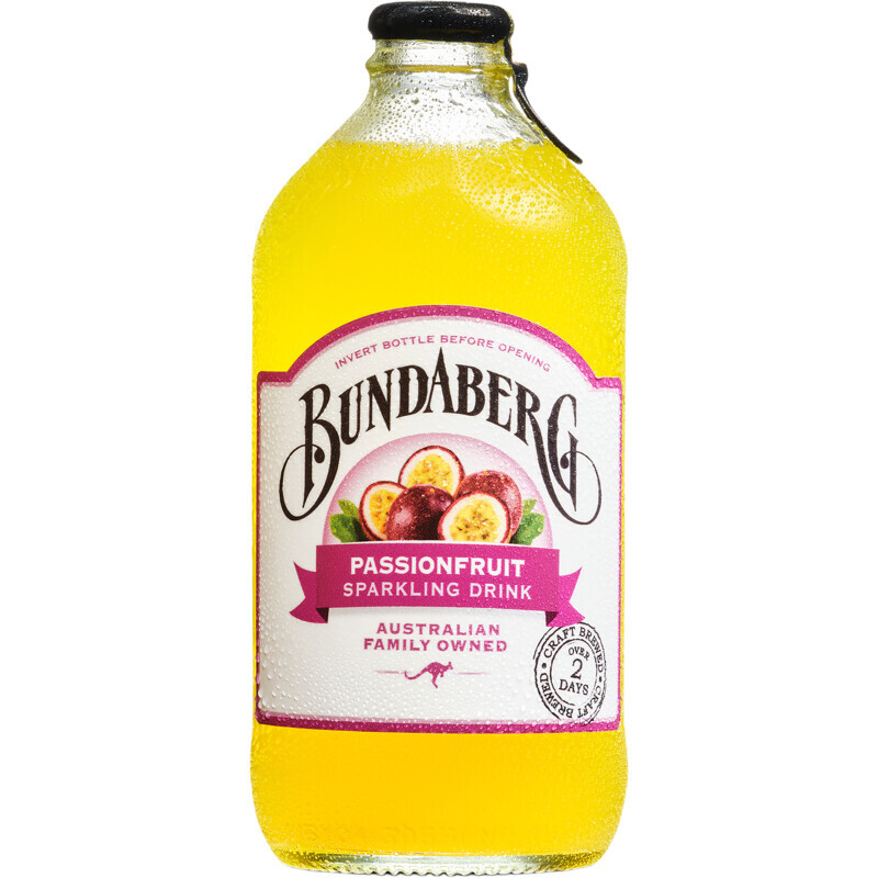 Soda au Fruit de la Passion Bundaberg 375ml