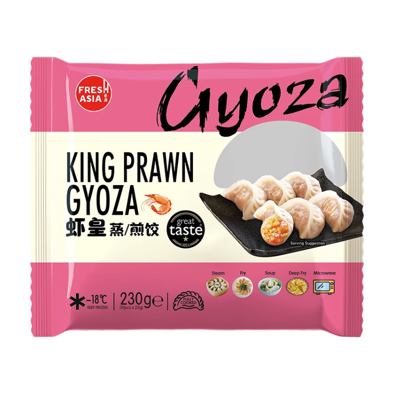 Steaming / Pan Fry King Prawn Gyoza 230g