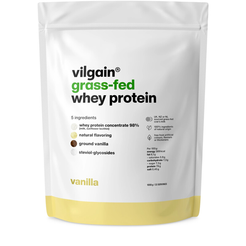Grass Fed Whey Protein Vanilla Protein Nutrition Powder Flavour - 1000g