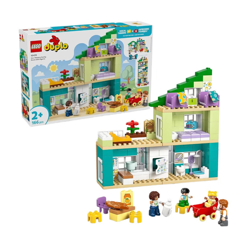 DUPLO 10470 3 in 1 Modern Family House with Figures
