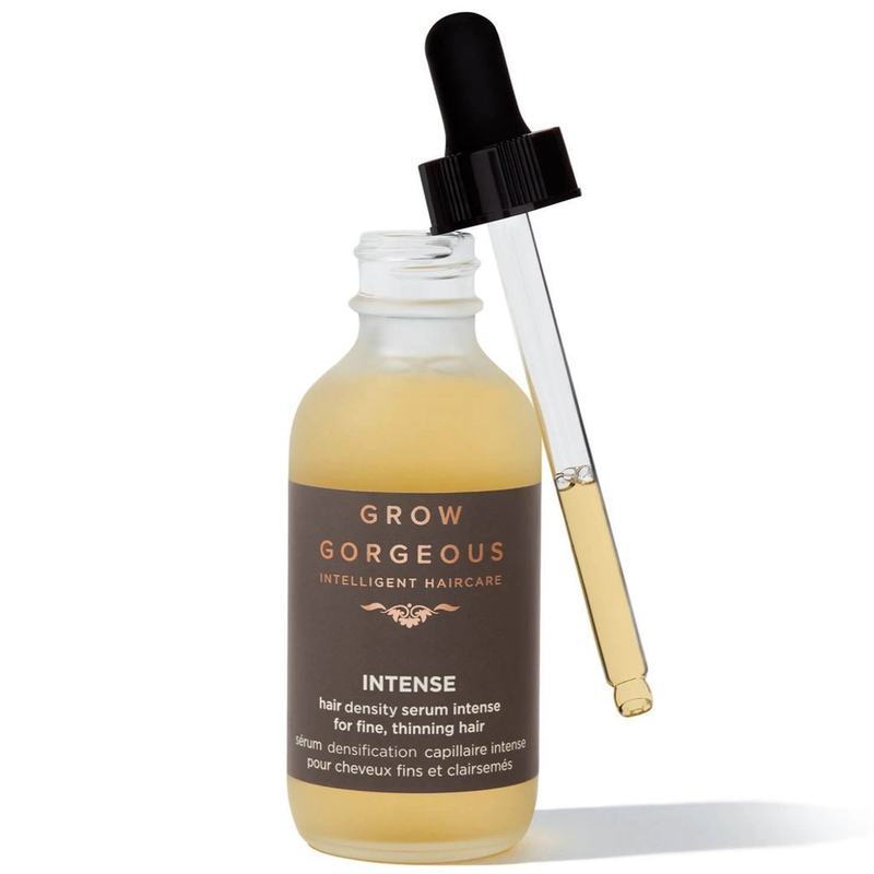Grow Gorgeous Haardichte-Serum Intensiv 60 ml – Koffein- und Peptid-Haarwurzelserum für volleres, dicker Aussehendes, feines oder dünnes Haar