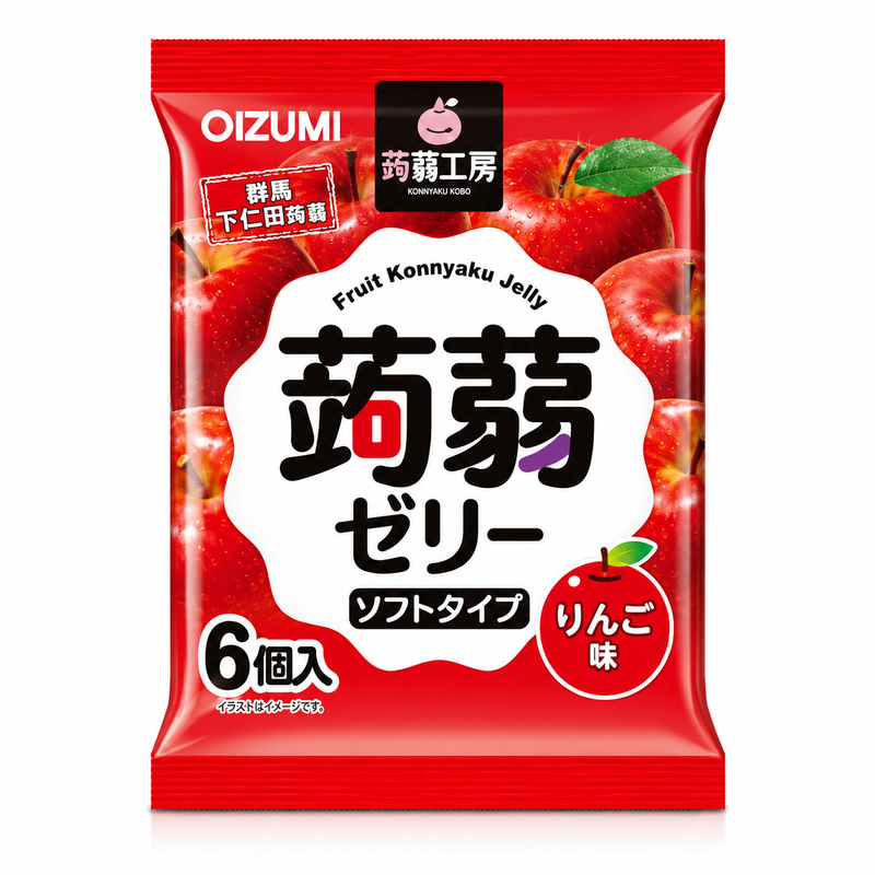 Shimonita konjac kobo konjac jelly apple flavor