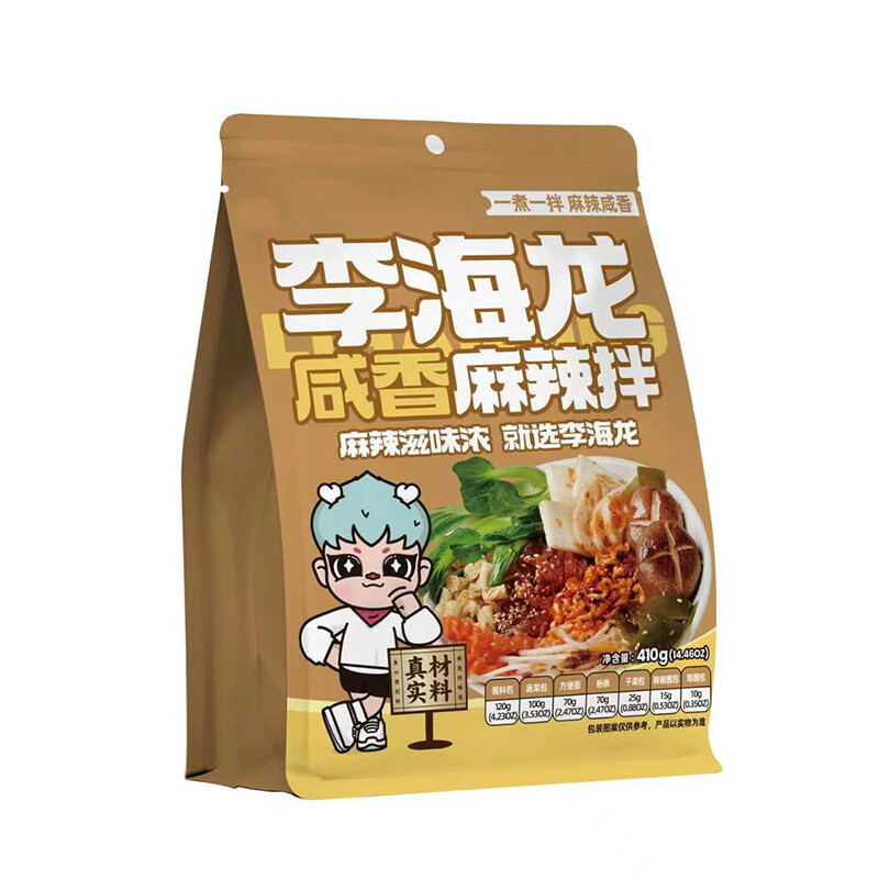 Li Hai Long Salzig-würzige Mala-Mischung, Beutel, 410 g