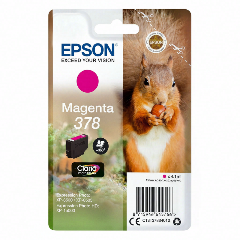 Epson Squirrel 378 Claria Photo HD magenta enkelverpakking inkt
