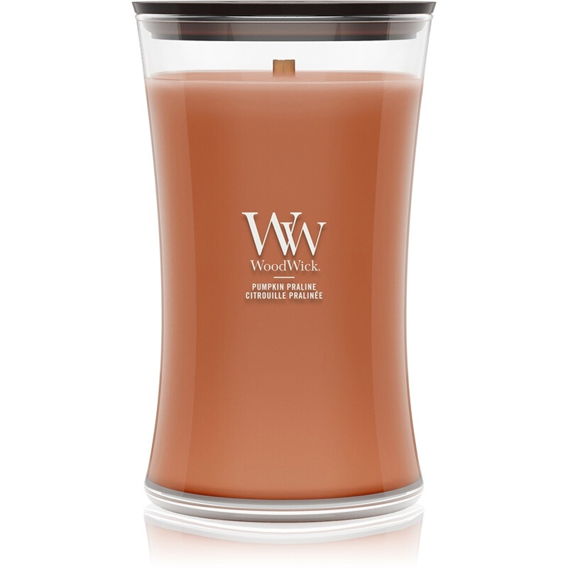 Pumpkin Praline Large Hourglass by WoodWick