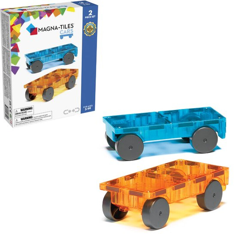 16022BO - MAGNA-TILES Cars 2 stuks uitbreidingsset