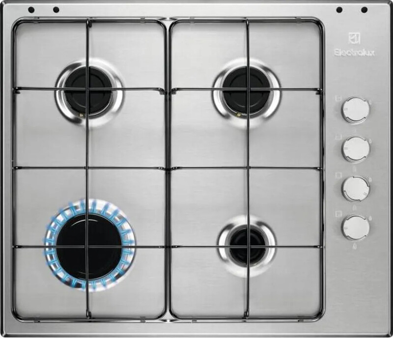 Plaque De Cuisson Gaz Electrolux EGS6404SX – 4 Brûleurs, 8000 W - vue 3