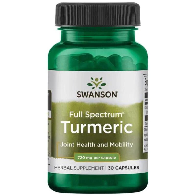Swanson Full Spectrum Turmeric Joint Inflammation 720Mg Capsules - 30 Capsules