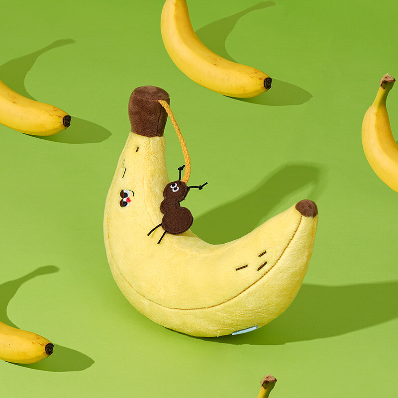 Banana Shaped Pet Cushion, Soft Plush Cat Dog Bed Cushion