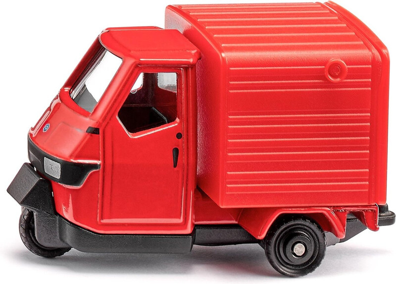 Siku Piaggio Ape speelgoedmodel - 1:64, rood