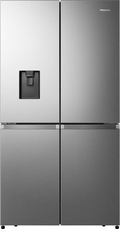 Hisense Gris Rq758n4swse Frigo Américain Pose Libre 606 L E Acier Inoxydable - Neuf - Image 2
