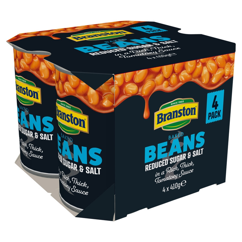 Reduced Sugar & Salt Baked Beans 4 x 410g