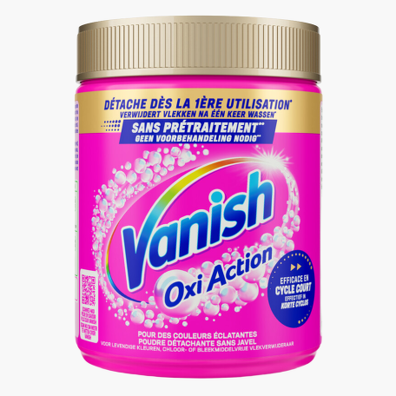 Vanish Oxi Action Booster de lavage Poudre détachante (Rose / Couleurs) - 960 g