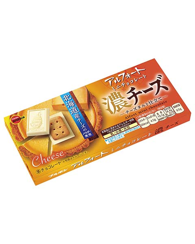 Bourbon Alfort mini chocolade rijke kaas 12 stuks 60 g x 12