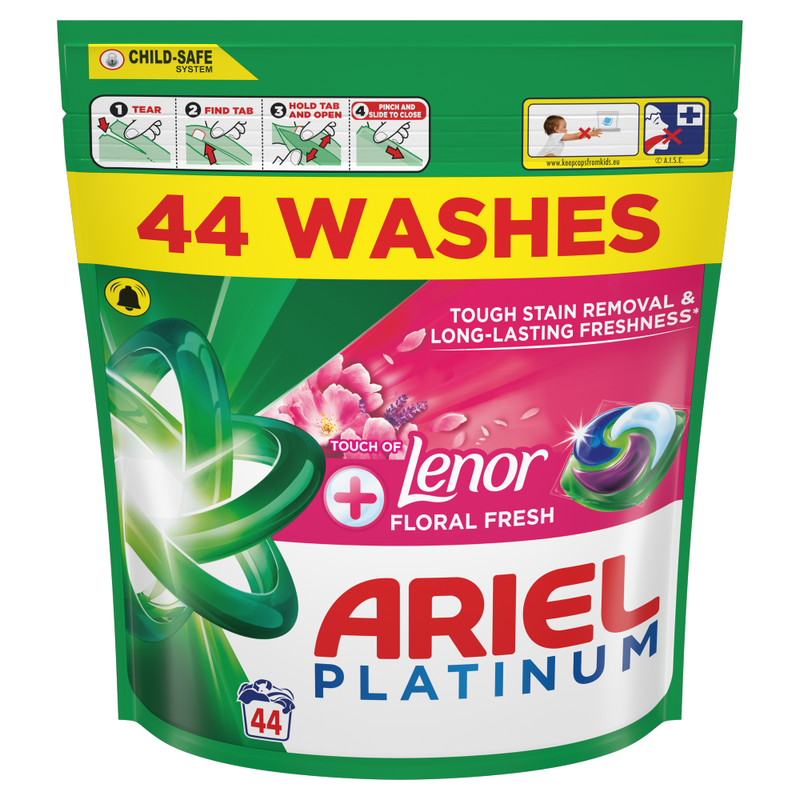 Ariel Platinum PODS, Washing Liquid Capsules 44 Washes