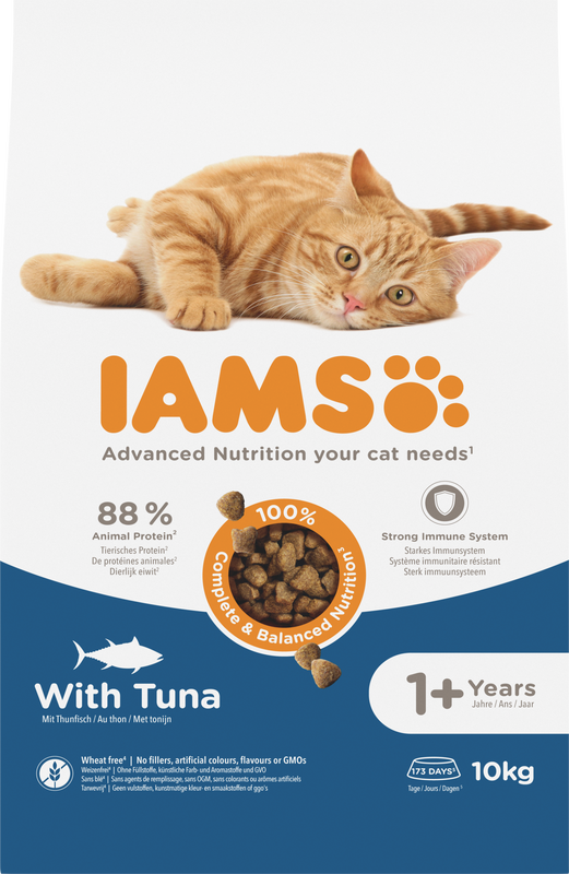 IAMS kattenvoer voor volwassen katten met tonijn 10 kg