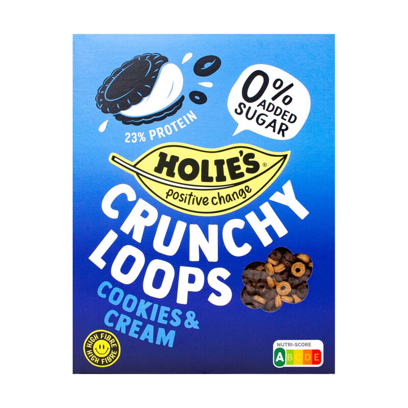 Holie's Crunchy Loops Cookies & Cream - 350 g