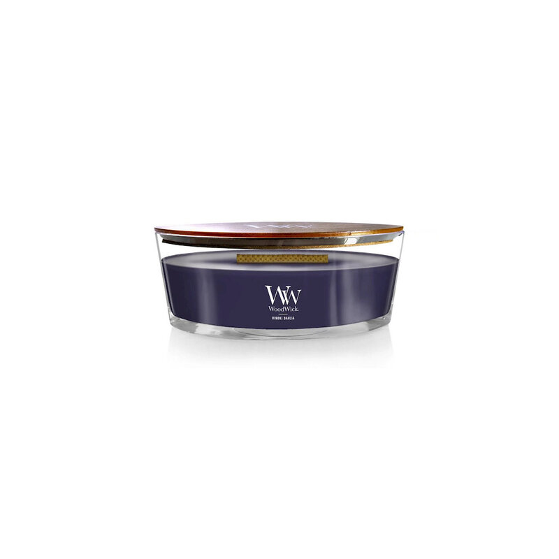 Wood Wick Candle Ellipse Hinoka Dahlia 453g