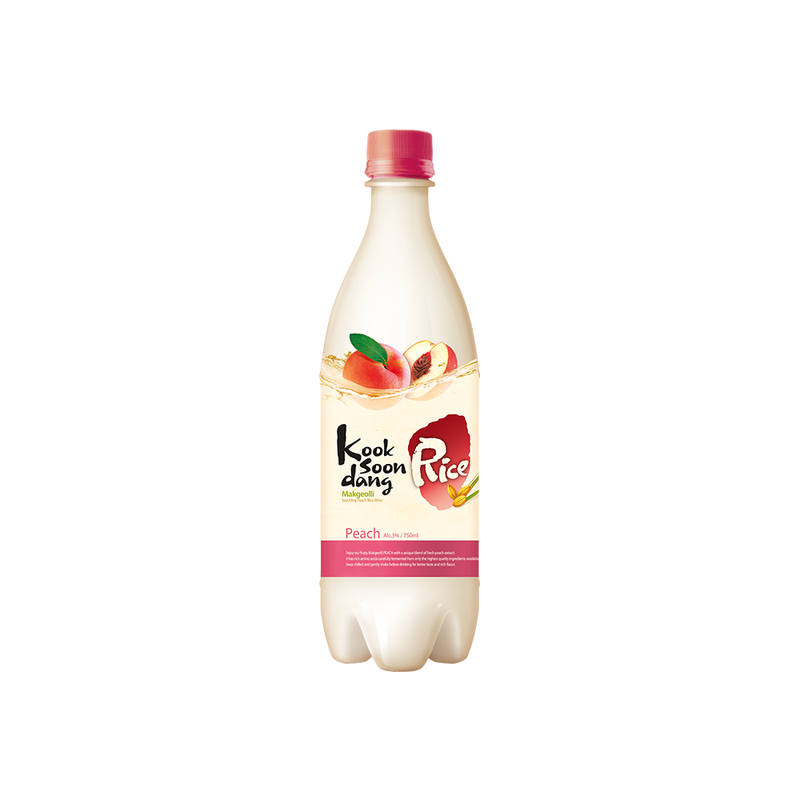 Rice Makgeolli Peach 750ml 3% Alc/Vol
