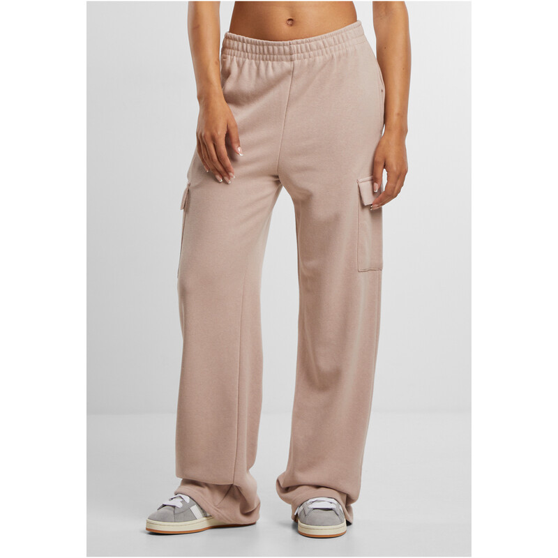 Urban Classics Damen Baggy Light Frottee Sweatpants Duskrose XL
