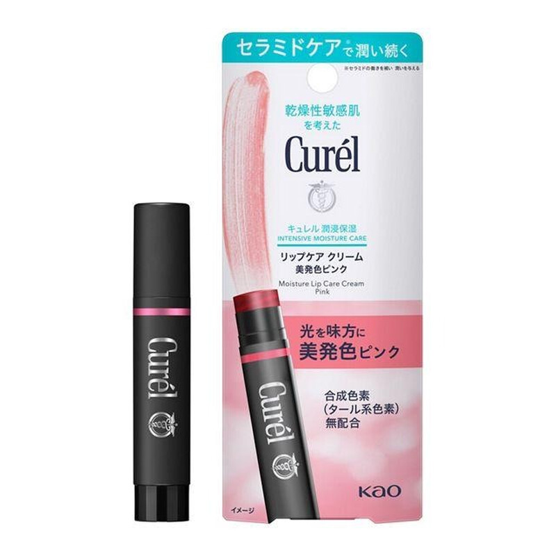 Kao - Curel Intensive Feuchtigkeitspflege Feuchtigkeits-Lippenpflege Farbcreme Pink