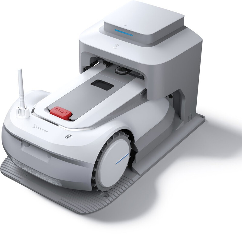 ECOVACS Goat robotmaaier G1-800, automatische robotmaaier met navigatiebakens, AIVI 3D, RTK-navigatie en de mogelijkheid om via de mobiele app maximaal 16 maaizones aan te maken, ontgrendel ongeëvenaarde terreinvaardigheid buiten met onze uitzonderlijke p