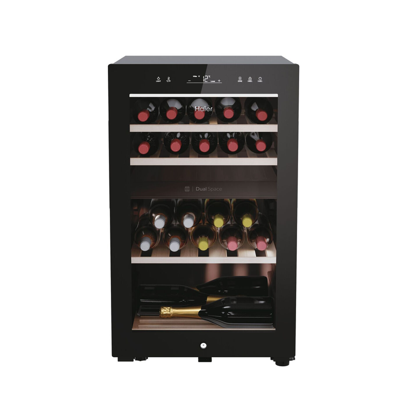 [Free Install] Haier HWS42GDAU1 Series 7 Smart Wine Cooler – 42 Bottle Capacity, Dual