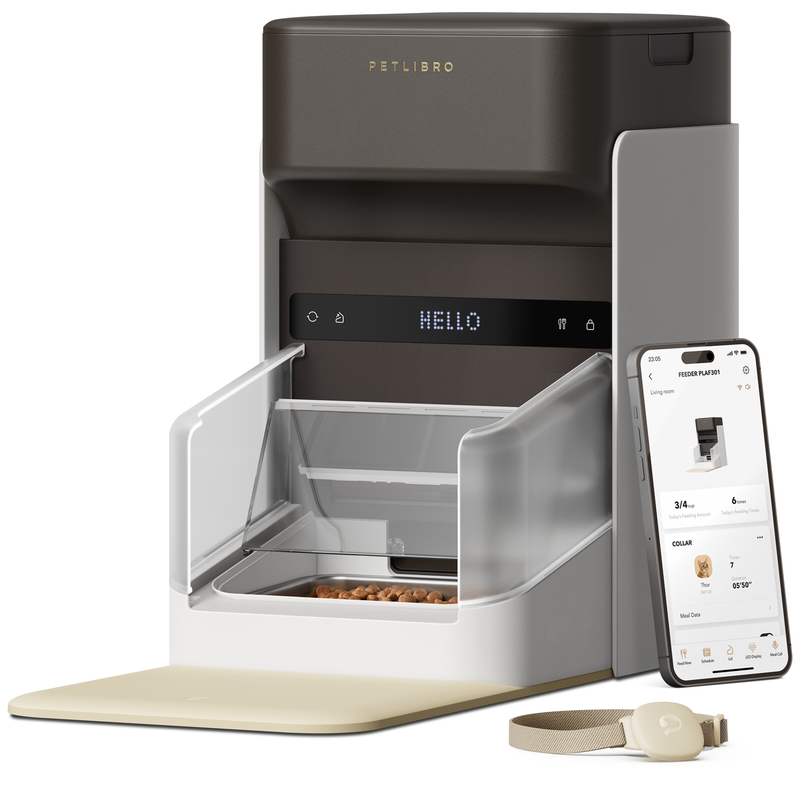 RFID Automatic Cat Feeder 3L – App-Controlled, Collar Activated