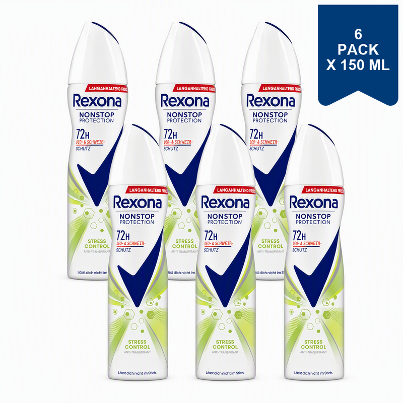 Rexona Deospray Nonstop Protection Stress Control 150 ml (4-Pack)