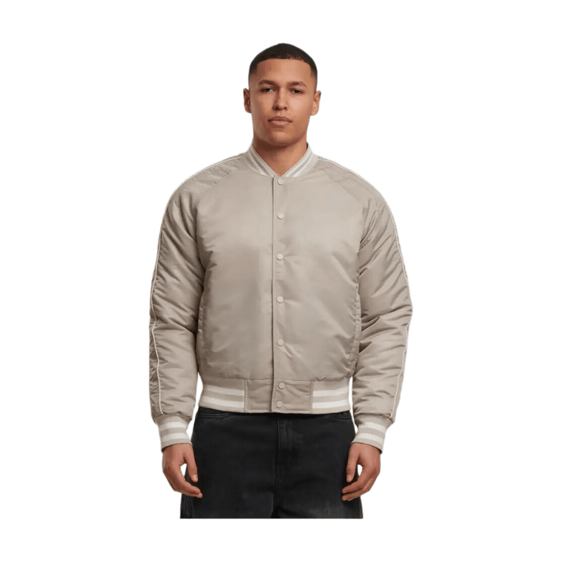 Urban Classics Racer Bomberjacke chalkdust